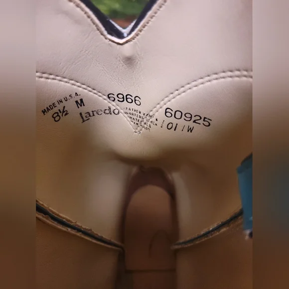 Laredo Teal Heeled Boots - Picture 12 of 15